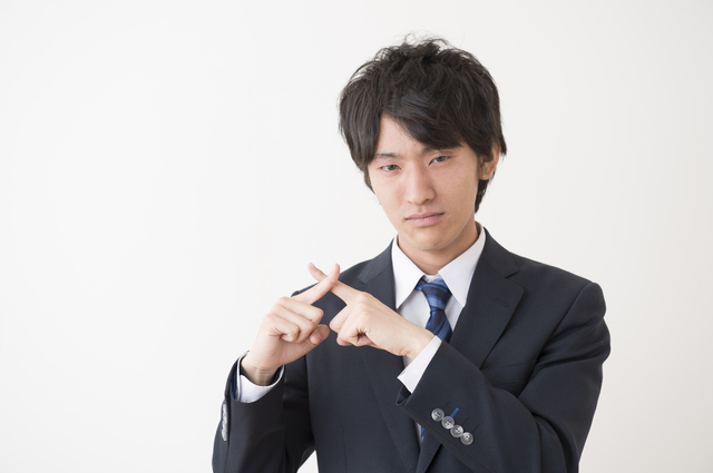 審査が落ちたイメージ